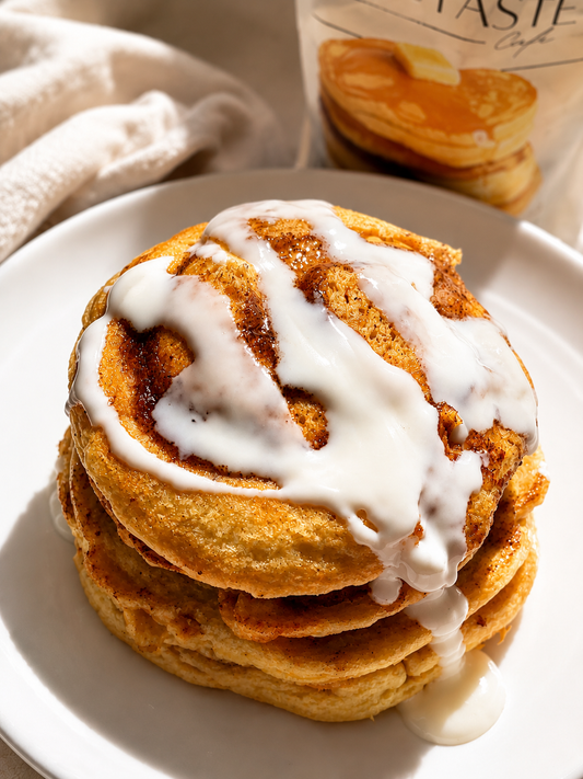 Cinnamon Roll Pancakes