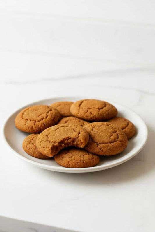 GF/DF Gingersnap Cookies