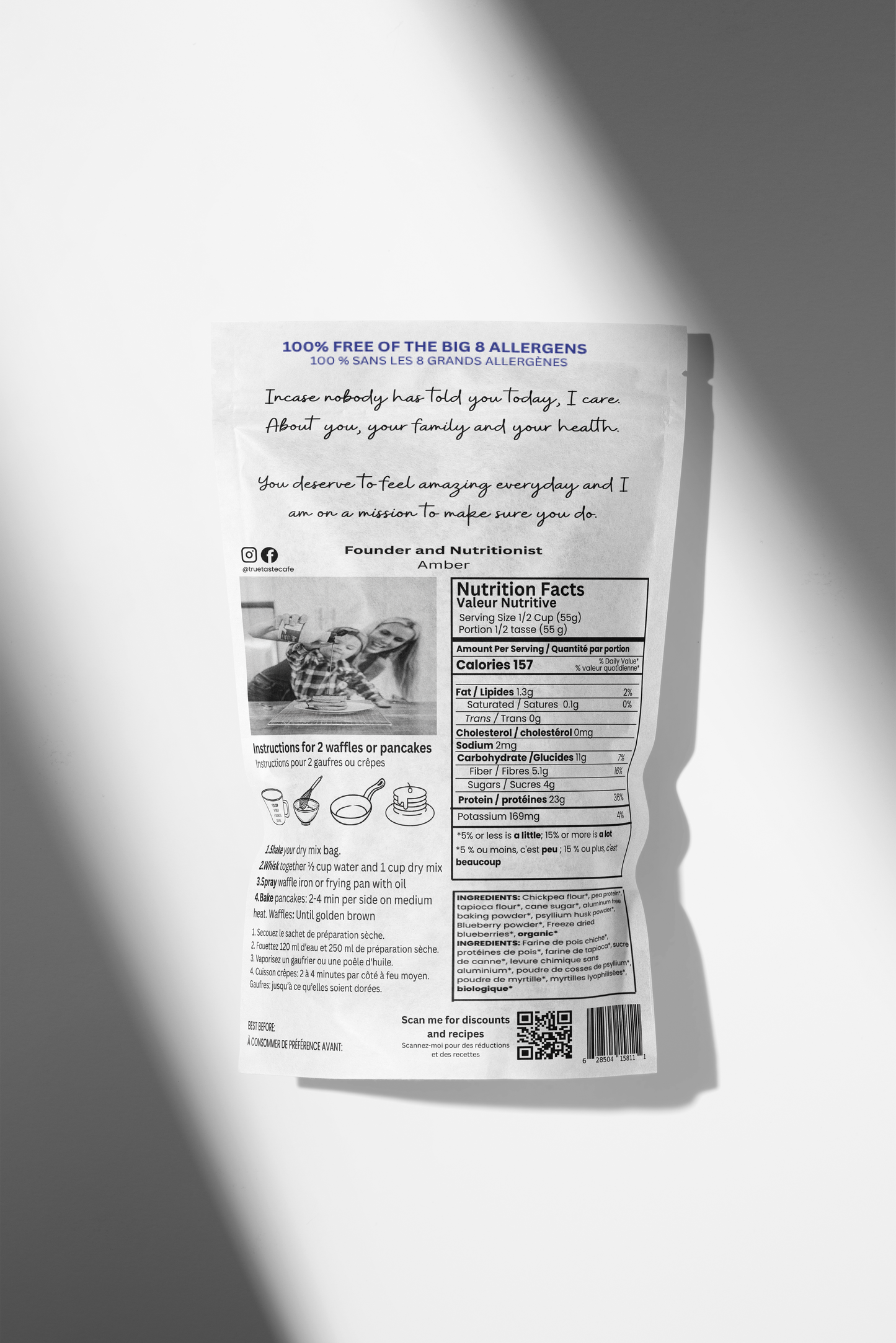 GF & DF Blueberry Protein Waffle & Pancake Mix