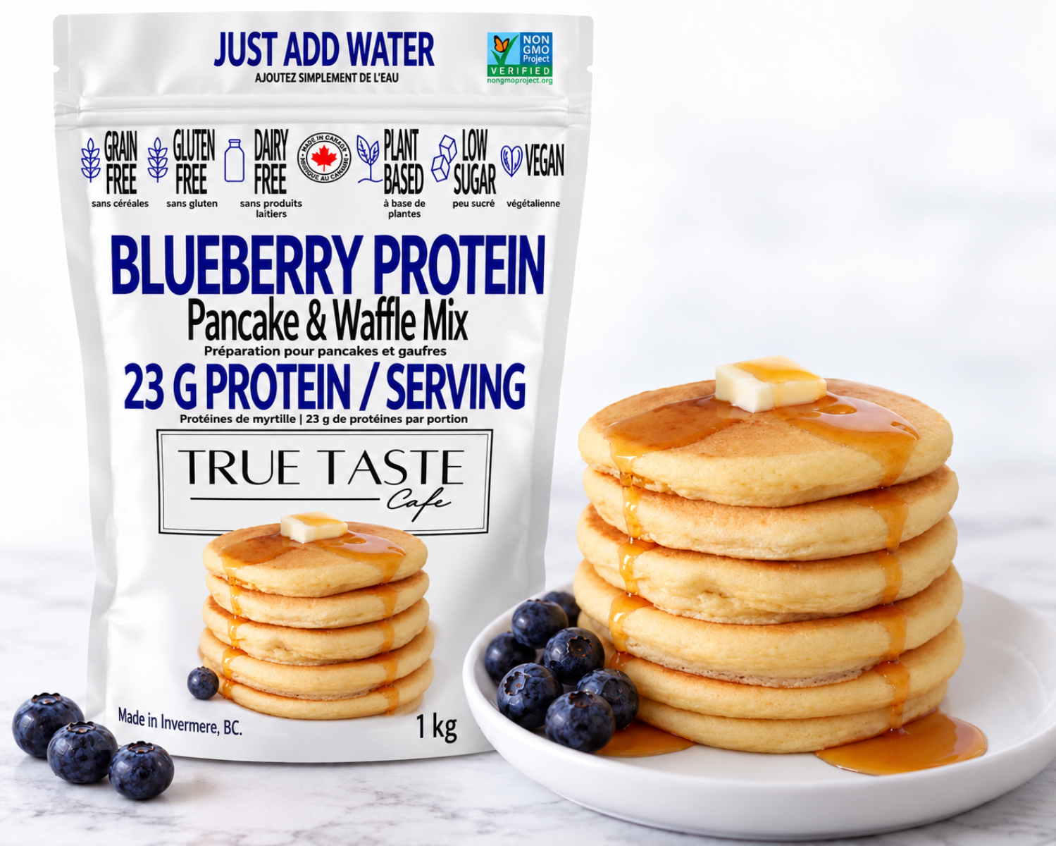 Protein Starter Bundle - Gluten Free Just Add Water Waffle/Pancake Mix