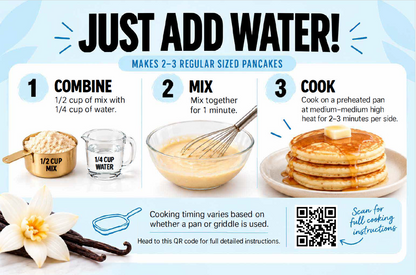 Pantry Stock Up Bundle - Gluten Free Just Add Water Waffle/Pancake Mix